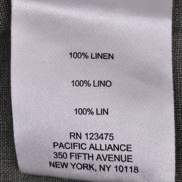 ELLEN TRACY WOMEN'S MILITARY GREEN 100% LINEN UTILITY JACKET SIZE SMALL - Picture 6 of 12